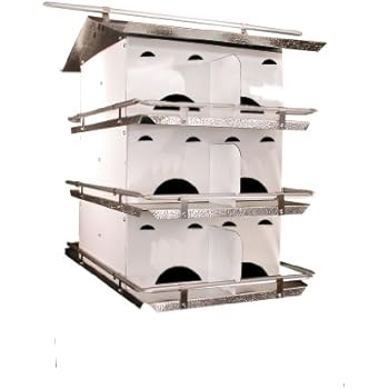 Birds Choice 3-Floor-12 Room Purple Martin House with Starling Resistant Holes