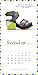 Shoes Mini Wall Calendar 2017