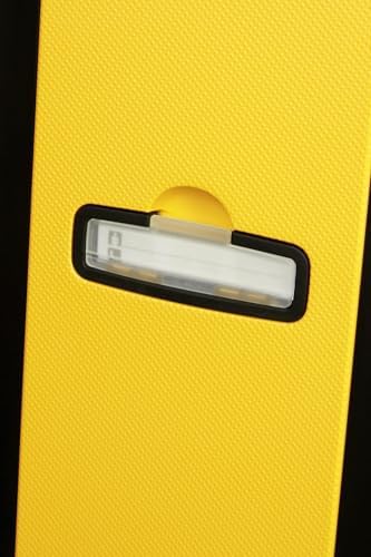 S'Cure - Renewed Spinner S, Bagage Cabine, S (55 cm), 34 L, Jaune (Yellow)