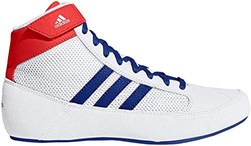 adidas Men's HVC Wrestling Shoe, White 