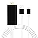PinPle [Plug & Play] Lightning 8-pin to HDMI Male Cable - 6.4ft 1080P HDTV Adapter for All of Over IOS 8.0 Version iPhone & iPad - No Need Any APP & Personal Hotspot