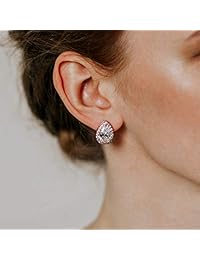 Sweetv - Pendientes para novia, diseño de lágrima