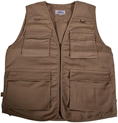 Outback Concealment Vest - 14 Pocket Travel Vest Hunting Fishing Photo