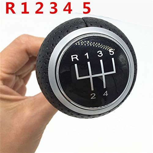 BUNGAO STORE 12mm 5/6 Speed Gear Shift Knob Lever Stick For Audi A4 B6 B7 B8 A6 S4 8K A5 8T Q5 8R S Line Ibiza 6J Seat Leon Mk1 Passat Golf