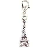 Eiffel Tower Paris France Clip on Charm Perfect for Necklaces and Bracelets 96G