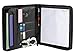 No. 1 Portfolio Folder Padfolio Binder Folio Zipper - Faux Leather Business Planner File Personal Organizer Case for Legal Writing Pad, Divider Note, Tablet, Resume, Interview, Executive Men Women