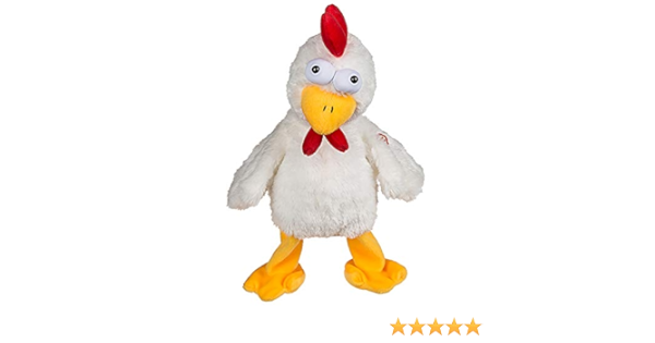 Precio en el palo con movimiento & sonido ✔ Peluche de gallo bailando ✔ Regalo para niños ✔ Juguete de gallo de animales con función