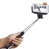 Selfie Stick With Bluetooth Remote Shutter - Extendable & Portable Monopod Stick for Taking Photos, Videos with Adjustable Phone Holder of 180 Degree Rotation - Improve your selfies - 100% Guarantee!