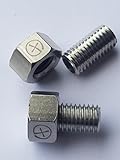 2 MAGNETIC SCREW BOLTS - Geocache bison cache containers nano geocaching new