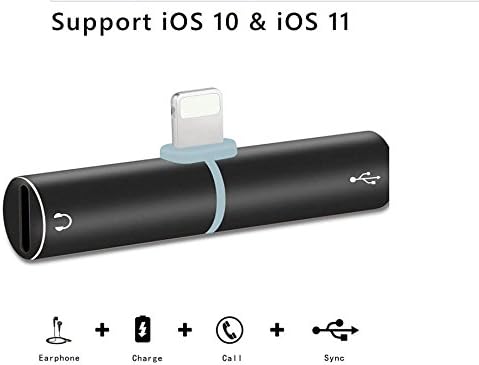 Cell Phone 2-in-1 Charge Adapter + 3.5mm Headphone Adapter Splitter