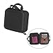 Muslady 17-Key Kalimba Case Thumb Piano Mbira Box Bag Water-resistant Shock-proof with Gloves Finger Stall Cleaning Cloth