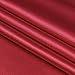 DWCN Red Curtain Faux Linen Country Modern Style Draperies 8 Grommets Window Curtain Panel 52x84 inch (set of 2 panels)Curtains for Bedroom/Kitchen/Dinning Room/Living Room