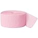 Unique Industries Crepe Paper Streamer, 81ft, Pastel Pink