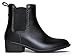 J. Adams Kaden Rain Boot - Casual Chelsea Low Heel Jelly Slip On Ankle Bootie