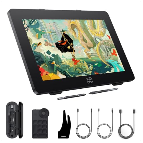 XPPen Artist Pro 24 Gen2 23.8" Drawing Tablet with Screen, △E < 1 Graphic Tablet with Full Laminated AG Screen, Drawing Monitor with Dual 16384 Pen Pressure Battery-Free Stylus, Mini Keydial