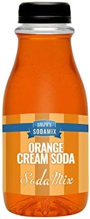 Ralph's Orange Cream Soda Sparkling Water Sodamix Flavor | 12oz bottle
