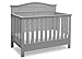 Serta Barrett 4-in-1 Convertible Baby Crib, Grey