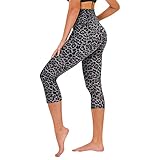 TNNZEET Capri Leggings for Women - Tummy Control