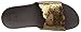 FitFlop Women's Flora Slide Sandal, Superbronze, 8 M US