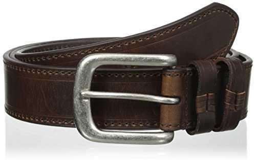 Danbury Men's Big-Tall Fashionable Leather Belt, Brown, 50