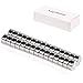Round Magnets, AmyHomie Refrigerator Magnet, Nickel Stainless Steel Craft Magnets, 30 pcs/pack Small Magnets (8mm x 3mm) (Magnets)