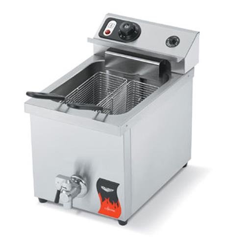 Click Here to See More Images Vollrath (40709) 15 Lb. Medium-Duty Electric Countertop Fryer - Cayenne Series