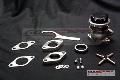 Godspeed Gen2 Black Color Rs-series 38mm Wastegate /Turbonetics / Garrett / Precision / Borg Warner Turbo / Fit ALL Eagle , Talon GSX GST , Talon Gs , Eclpse , Eclipse GST GSX Gs Gt