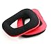 iParaAiluRy New Replacement Earpads Ear Pads Cushions for Logitech G230 G430 G930 G35 F450 Gaming Headphone, Elastic Sponge and PU Leather Black & Red