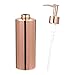 Juvale Soap Dispenser Pump Bottle - Hammered Copper Plated Liquid Soap and Lotion Dispenser for Kitchen and Bathroom, 12 Fluid Ounces