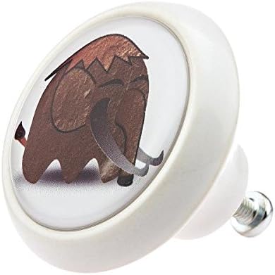 Mobelknopf Keramik 05777w Tiere Mammut Fisch Spinne Schrank Griffe Deko Knaufe Porzellan Kinder Kinderzimmer Amazon De Baumarkt