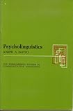 Psycholinguistics, DeVito, Joseph A., 0672612771