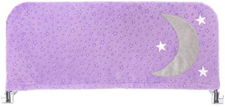 Cosie Covers | Decorative Cover With Fun Inside Pocket To Store Bedtime Faves - For Children's Bed Rails, Safety Guard Rails, Side Rails (Small, Lavender Sunset with Flower Pocket)