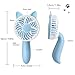 RioRand 2018 New Handheld Mini Personal desk Fan 1200mAH Rechargeable USB Fan with 3 Speed Adjustable for Indoor and Outdoor Activities(Blue)