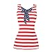 HUHHRRY Floral Printed Vest Loose Tunic Top Shirt for Women Summer Wear Tee