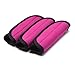 Cosmos Pack of 3 Neoprene Luggage Handle Wrap Handle Grip Luggage Identifier for Travel Bag Luggage Suitcase (Hot Pink Color)