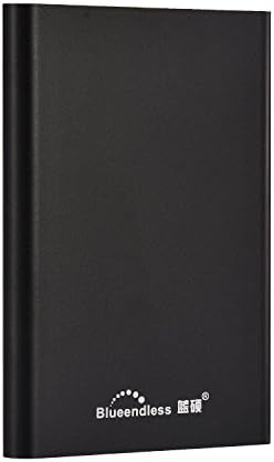 80GB Blueendless Portable External Hard Drive USB3.0 Hard Disk HDD Storage Devices computer laptop Hd Externo (BLACK)