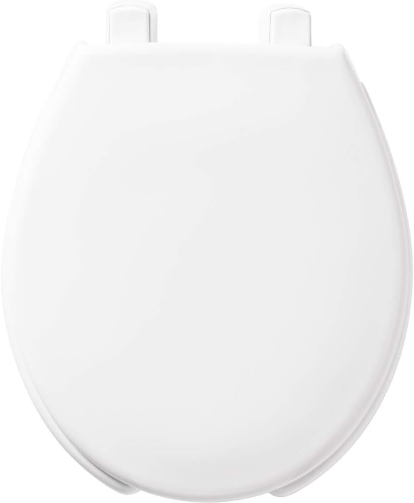 BEMIS Independence 7YE82350TC 000 Open-Front Elevated/Raised Toilet Seat with 3" Lift, ELONGATED, White - - 