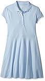 The Children's Place Little Girls' My Favorite Uniform Polo Dress, Day Break, Small/5/6