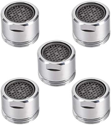 Uxcell 5 Pcs Faucet Aerator M18 Male Thread Bathroom Kitchen