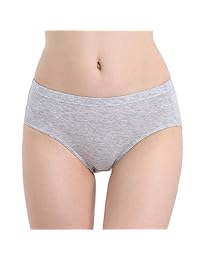 Ropa interior para dama, 100% algodón, calzoncillos de corte alto, sin látex, transpirable, paquete de 4