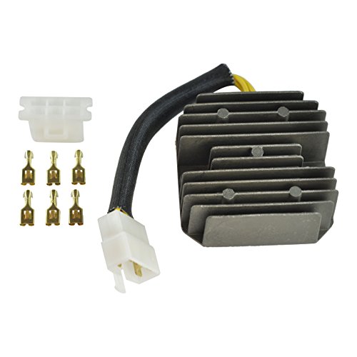 Voltage Regulator Rectifier For Polaris Sawtooth 200 2006 2007 Phoenix 200 2005 2006 2007 2008 2009 2010 2011 2012 2013 2014 OEM Repl.# 0452760 0453025 0453375