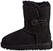 UGG Kids Girl's Bailey Button (Big Kid 2) Black, 5 Big Kid M