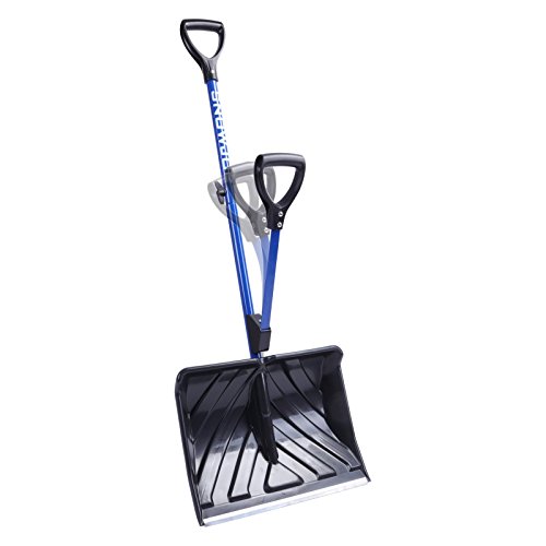 Snow Joe SHOVELUTION SJ-SHLV01 18-IN Strain-Reducing Snow Shovel w/Spring Assisted Handle