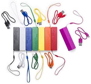 Lote de 20 Power Banks 2000 mAh en Caja de Regalo, Cable ...