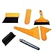 Professional Window Film Install Tool Set window tint tools window tint kit for Auto Car House Office or Bathroom window Film Handled Rubber Squeegee,Felt Edge Squeegee Tint