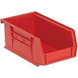 Edsal PB8501R High Density Stackable Plastic Bin, 4