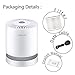 RIGOGLIOSO True HEPA Filter Air Purifier for Home Smokers Allergies and Pets Hair,Filtration System Cleaner Eliminators,Compact Desktop Purifiers Filtration with Night Light,Air Cleaner,GL2109