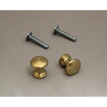 Extra Small Brass Cabinet Knob With Rosette In Antique By Hand 5