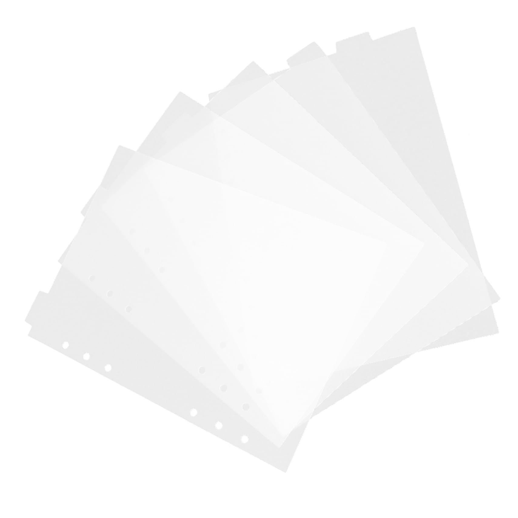 Mikinona PVC Tab Dividers for Notebooks Binder Index Dividers with Design for Easy Reference Organizing Journals Diaries and Reports