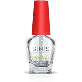 SNS Gel Top Coat Nail Polish for Nail Dip Powder, Gel Top, 0.5 Fl Oz | Long-Lasting Fast-Drying Nail Strengthener Top Coat for Quality Colors &amp; Brilliant Shine - Low-Odor &amp; No UV Lamp Required
